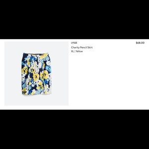 Lysse Charity Pencil Skirt - XL - yellow